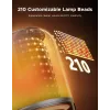 Lámpara de mesa Govee H6020 Table Lamp 2 Pro Sound by JBL — RGBIC + blanco cálido, 600 lm, Wi‑Fi y Bluetooth, 5200 mAh