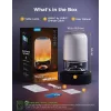 Lámpara de mesa Govee H6020 Table Lamp 2 Pro Sound by JBL — RGBIC + blanco cálido, 600 lm, Wi‑Fi y Bluetooth, 5200 mAh