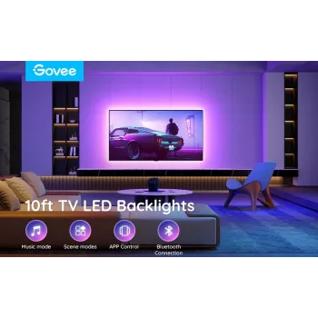 Tira LED de retroiluminación RGB Govee H6178 para televisores de 46–60