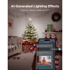 Cadena de luces navideñas LED Govee 20 m, iluminación decorativa para interior y exterior