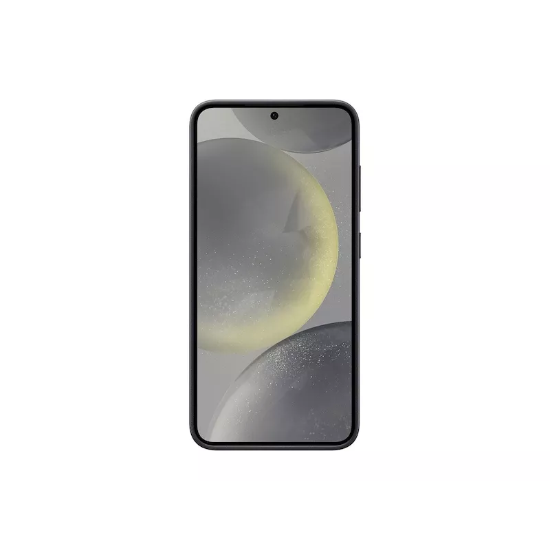 Funda para móvil Samsung Vegan Leather Case para Galaxy S24, piel PU, negra, para pantalla de 6,2 inch