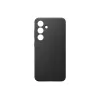 Funda para móvil Samsung Vegan Leather Case para Galaxy S24, piel PU, negra, para pantalla de 6,2 inch