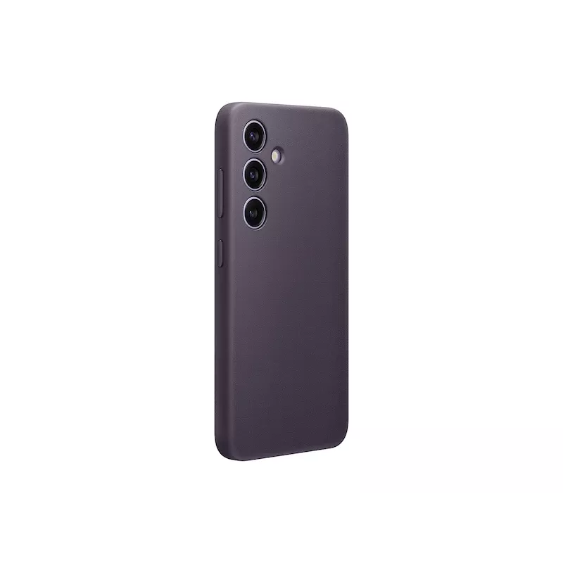 Funda Samsung Vegan Leather Case violeta para Galaxy S24, piel sintética, para pantalla de 6,2 inch