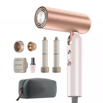 Dreame AHD52-RWH secador de pelo 1500 W rosa, blanco
