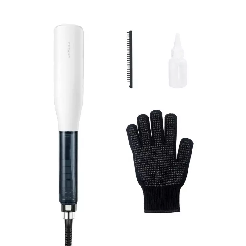Dreame AuraSteam plancha de pelo vapor blanco, negro 68 W 1,8 m