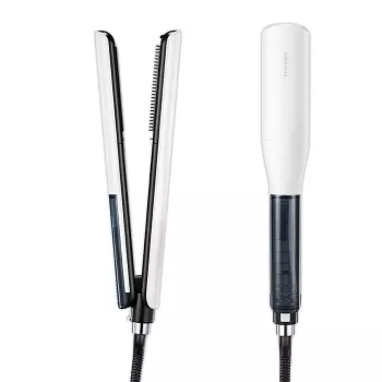 Dreame AuraSteam plancha de pelo vapor blanco, negro 68 W 1,8 m