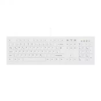 Contour Design Active Key Contour ClassicClean teclado médico cubierta extraíble tamaño completo con cable blanco CH C8100