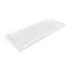 Contour Design Active Key Contour QuickClean teclado médico IP68 compacto con cable blanco PN C7012
