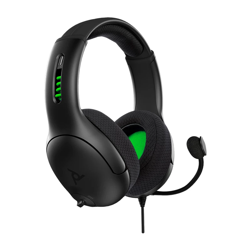 PDP LVL50 auricular con cable diadema gaming negro, verde, gris
