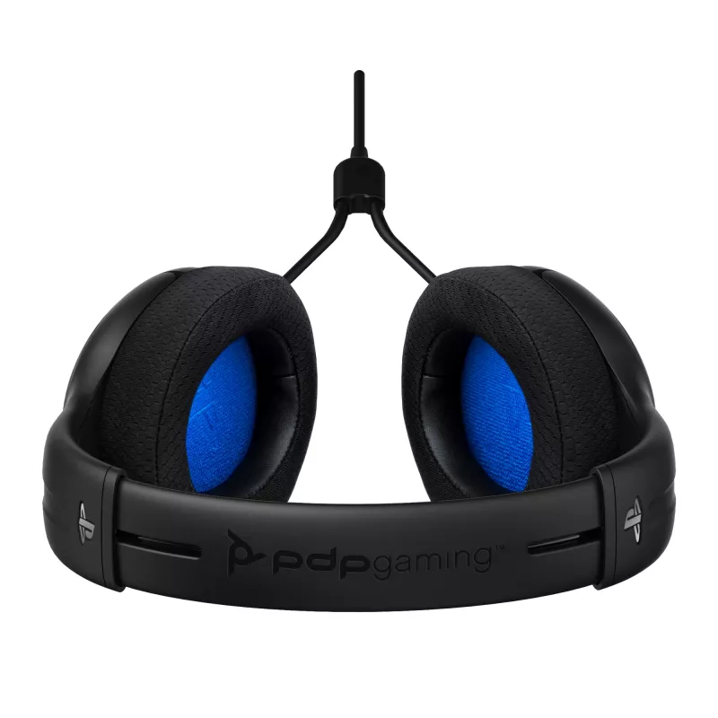 PDP LVL50 auricular con cable PS4 blanco - controladores de 50 mm, con cable, con cable, gaming, auricular, negro