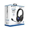 PDP LVL50 auricular con cable PS4 blanco - controladores de 50 mm, con cable, con cable, gaming, auricular, negro