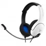 PDP LVL40 auricular con cable diadema gaming blanco