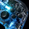 PDP Afterglow negro, transparente mando analógico / digital Nintendo Switch, Nintendo Switch Lite, Nintendo Switch OLED