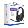 Auricular VICTRIX Gambit Wireless — con cable e inalámbrico, 20–20000 Hz, cable de 2 m, 301 g, negro/morado