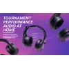 Auricular VICTRIX Gambit Wireless — con cable e inalámbrico, 20–20000 Hz, cable de 2 m, 301 g, negro/morado