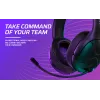 Auricular VICTRIX Gambit Wireless — con cable e inalámbrico, 20–20000 Hz, cable de 2 m, 301 g, negro/morado