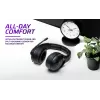 Auricular VICTRIX Gambit Wireless — con cable e inalámbrico, 20–20000 Hz, cable de 2 m, 301 g, negro/morado