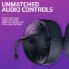 Auricular VICTRIX Gambit Wireless — con cable e inalámbrico, 20–20000 Hz, cable de 2 m, 301 g, negro/morado