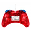 PDP Rock Candy: Mario Punch rojo, mando USB translúcido analógico/digital Nintendo Switch, Nintendo Switch Lite, Nintendo Switch OLED