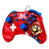 PDP Rock Candy: Mario Punch rojo, mando USB translúcido analógico/digital Nintendo Switch, Nintendo Switch Lite, Nintendo Switch OLED