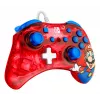 PDP Rock Candy: Mario Punch rojo, mando USB translúcido analógico/digital Nintendo Switch, Nintendo Switch Lite, Nintendo Switch OLED
