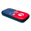 Funda rígida PDP fina Deluxe Power Pose Mario para Nintendo – azul/rojo