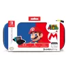 Funda rígida PDP fina Deluxe Power Pose Mario para Nintendo – azul/rojo