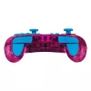PDP Rock Candy: Bubblegum Peach rosa, mando USB translúcido analógico / digital Nintendo Switch, Nintendo Switch Lite, Nintendo Switch OLED