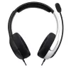 PDP LVL40 auricular con cable diadema gaming negro, blanco