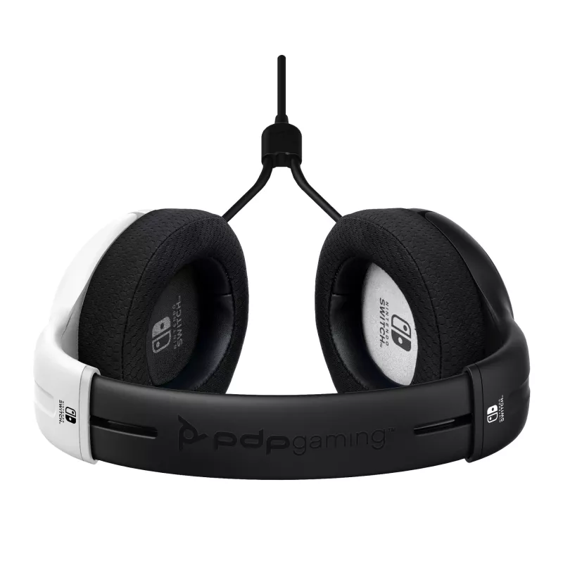 PDP LVL40 auricular con cable diadema gaming negro, blanco