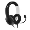 PDP LVL40 auricular con cable diadema gaming negro, blanco