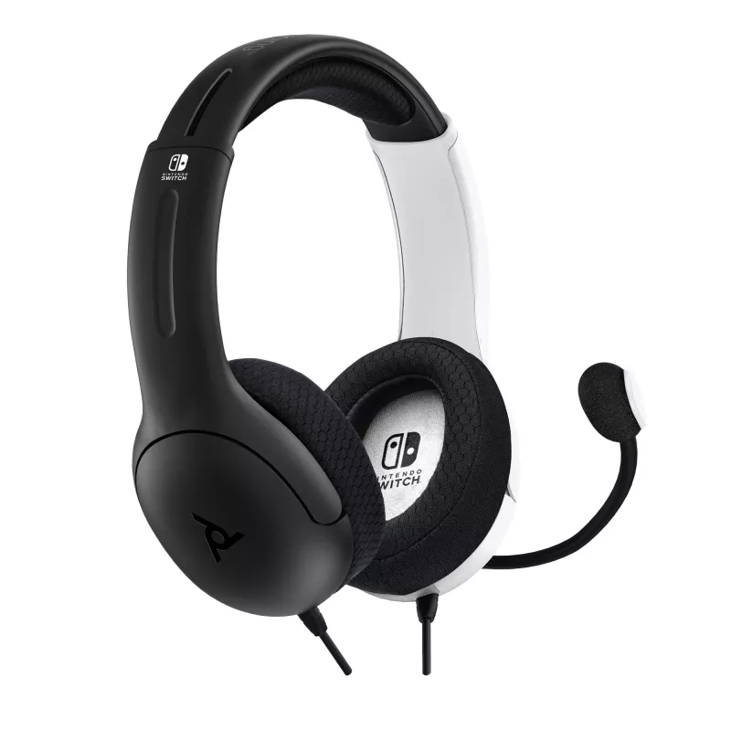 PDP LVL40 auricular con cable diadema gaming negro, blanco