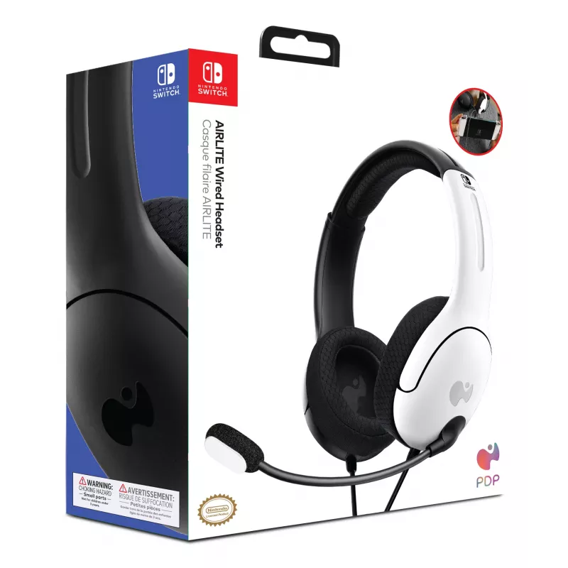 PDP LVL40 auricular con cable diadema gaming negro, blanco