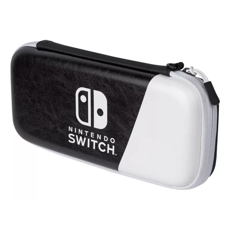 PDP fina Deluxe: negro y blanco funda rígida Nintendo negro, blanco