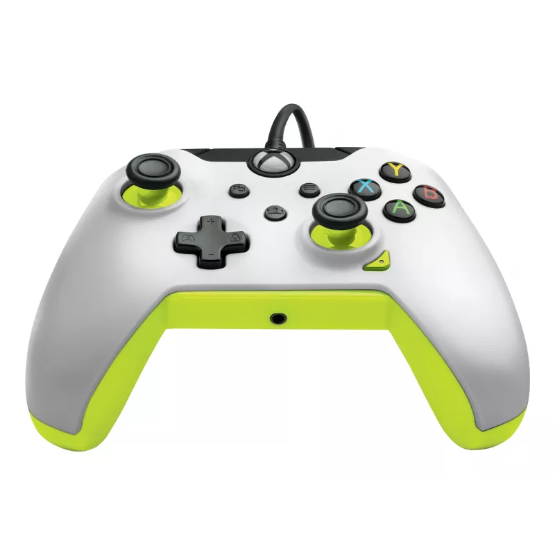 PDP mando con cable: Electric White - Xbox Series X|S, Xbox One, Xbox, Windows 10/11