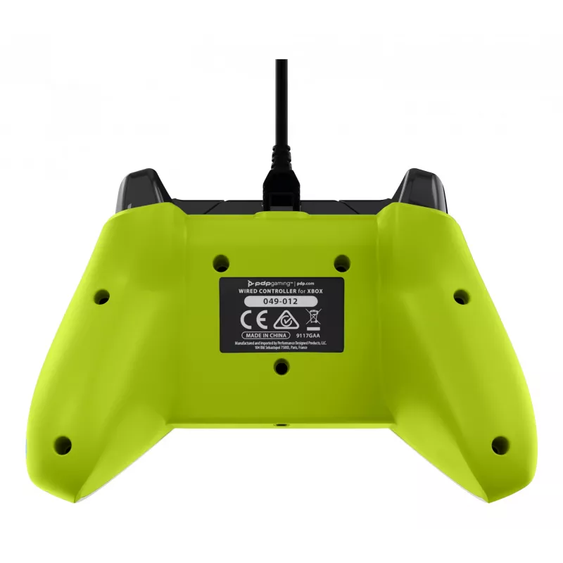 PDP mando con cable: Electric White - Xbox Series X|S, Xbox One, Xbox, Windows 10/11