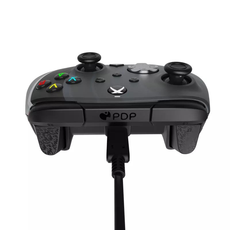 Mando USB analógico PDP Rematch negro, blanco para PC, Xbox One, Xbox Series S, Xbox Series X
