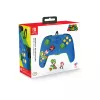 Mando con cable PDP REMATCH: Yoshi & Toad, mando para Nintendo Switch, Nintendo Switch OLED, D-pad, botón Home, analógico/digital, con cable, USB
