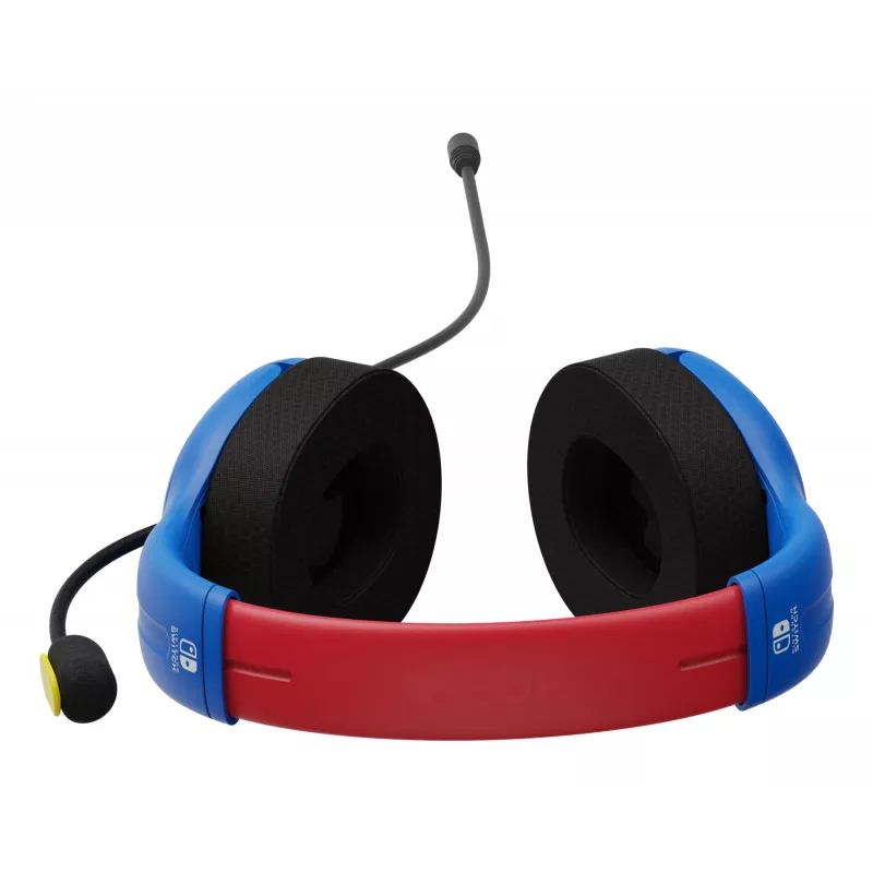 Auriculares PDP LVL40 con cable, diadema, gaming, azul, rojo