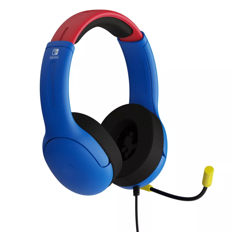 Auriculares PDP LVL40 con cable, diadema, gaming, azul, rojo