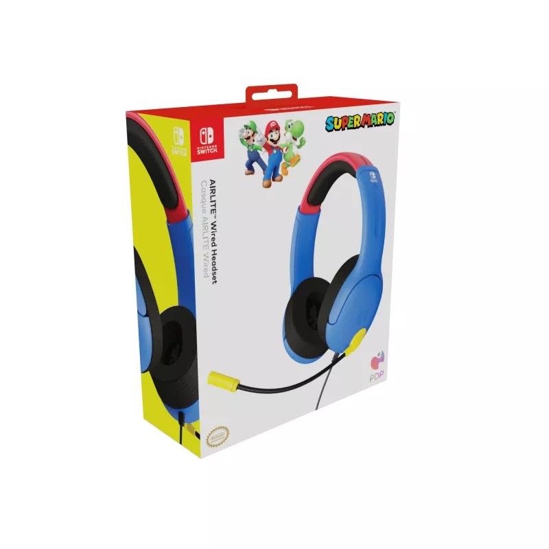 Auriculares PDP LVL40 con cable, diadema, gaming, azul, rojo