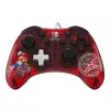 PDP Rock Candy: Mario Punch rojo, mando USB analógico/digital transparente para Nintendo Switch, Nintendo Switch Lite, Nintendo Switch OLED