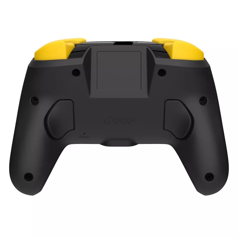 PDP REMATCH GLOW negro, amarillo mando analógico/digital para Nintendo Switch, Nintendo Switch OLED