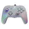 Mando USB analógico/digital PDP Afterglow Wave gris para Nintendo Switch, Nintendo Switch OLED