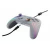 Mando USB analógico/digital PDP Afterglow Wave gris para Nintendo Switch, Nintendo Switch OLED