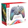 Mando USB analógico/digital PDP Afterglow Wave gris para Nintendo Switch, Nintendo Switch OLED