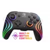 Mando USB analógico/digital PDP Afterglow Wave negro para Nintendo Switch, Nintendo Switch Lite, Nintendo Switch OLED