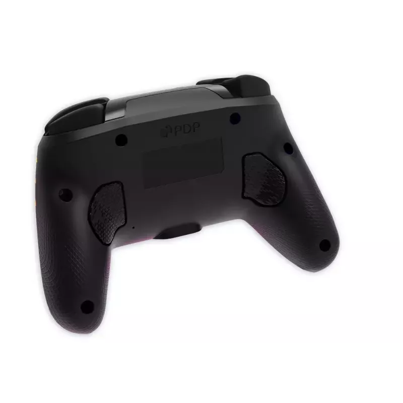 Mando USB analógico/digital PDP Afterglow Wave negro para Nintendo Switch, Nintendo Switch Lite, Nintendo Switch OLED