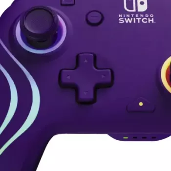 Mando inalámbrico PDP Afterglow Wave 500-252-PR – morado, mando inalámbrico para consola/PC