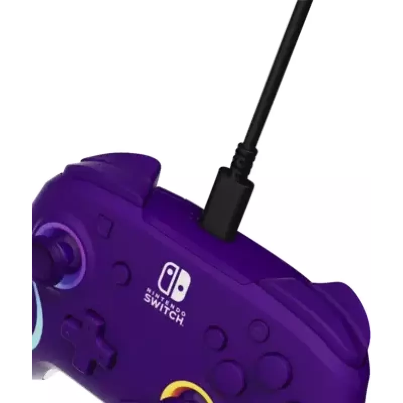 Mando inalámbrico PDP Afterglow Wave 500-252-PR – morado, mando inalámbrico para consola/PC